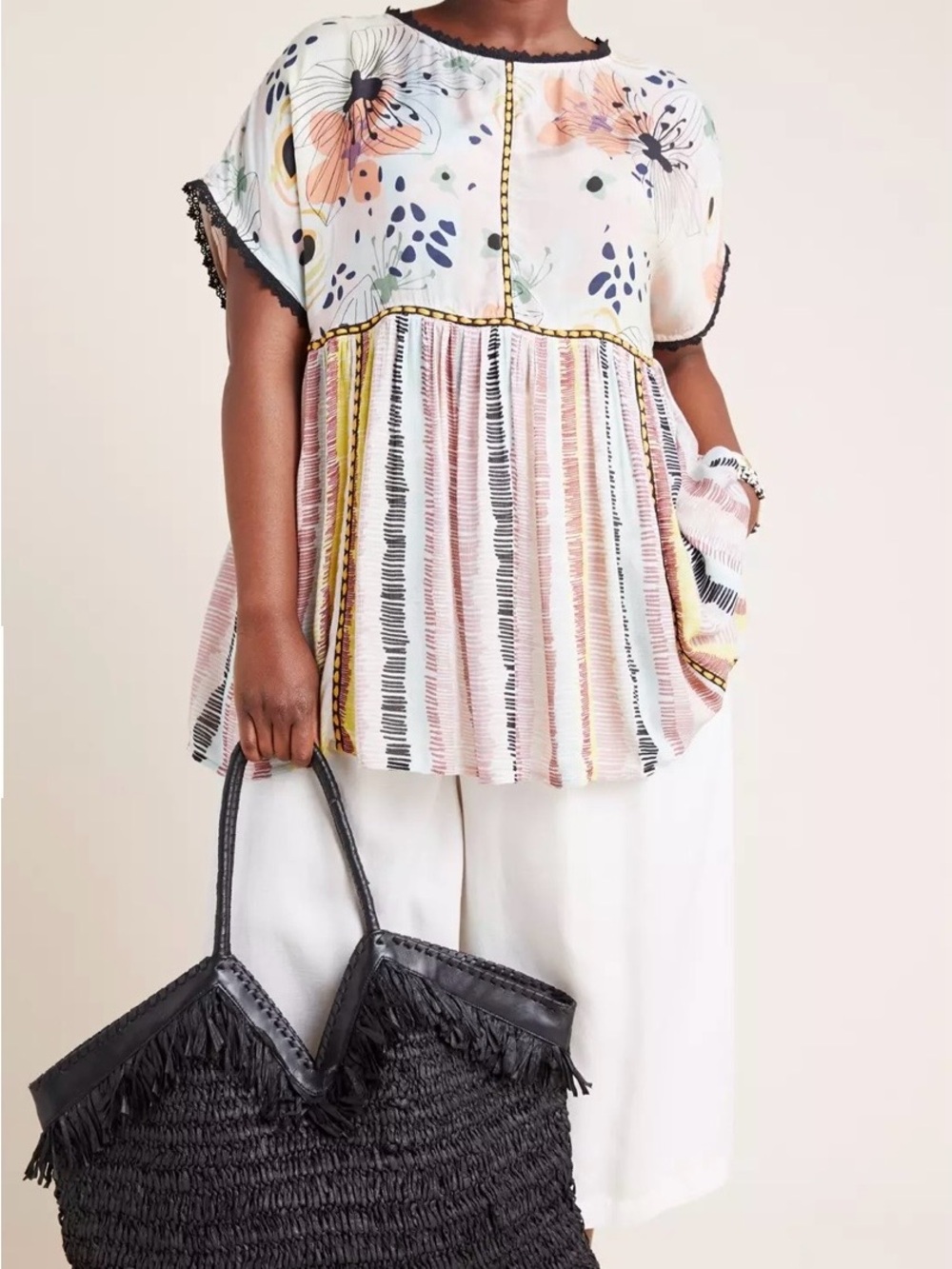 Conditions Apply Kynsa Anthropologie Tunic top